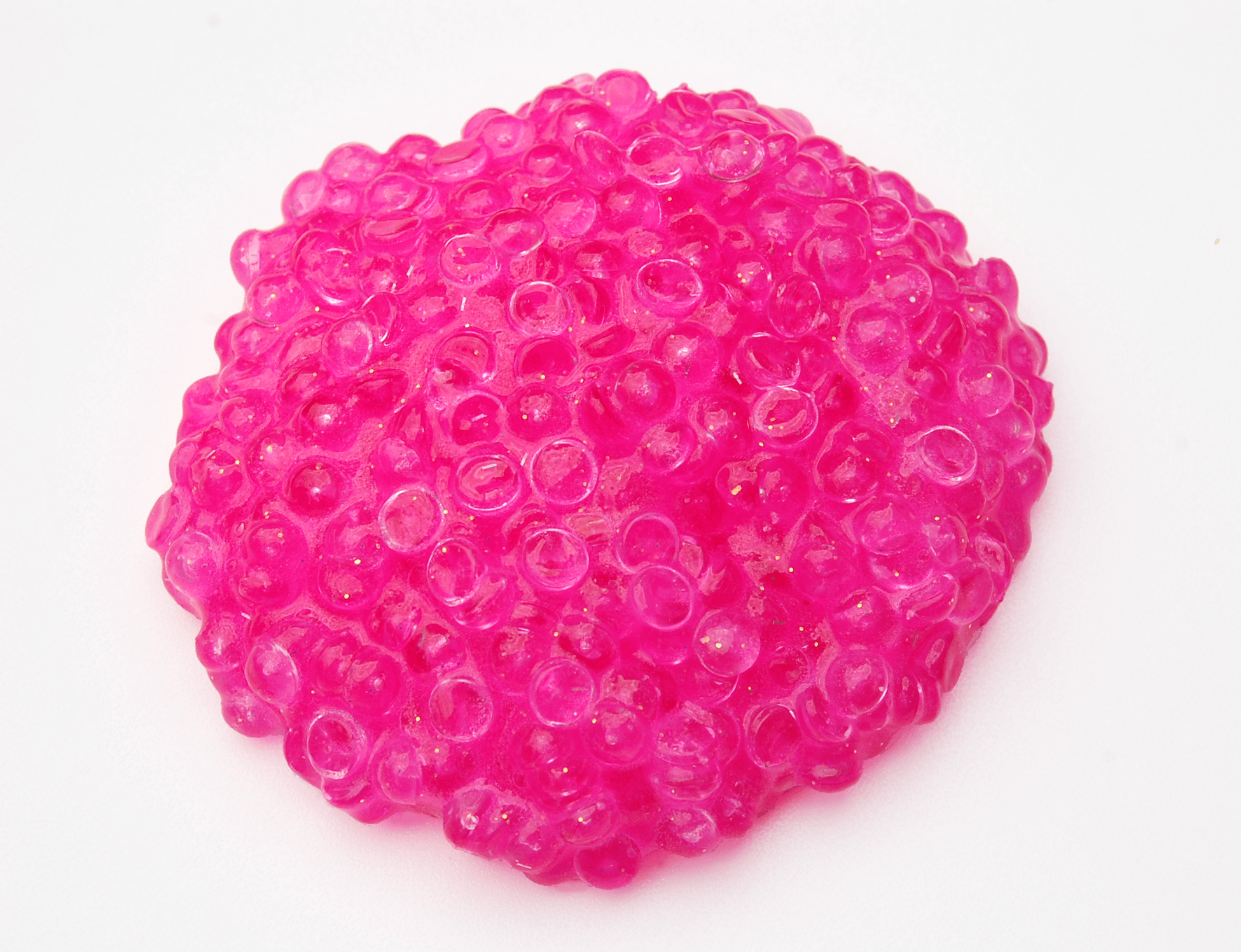 Hot pink fishbowl slime